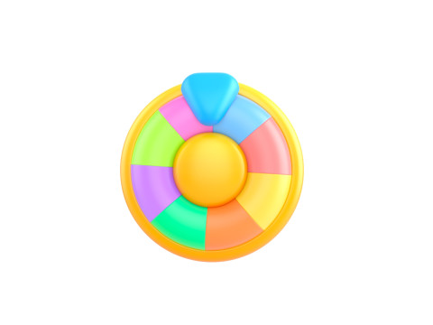 Prop284 Spin Wheel 3D Модель