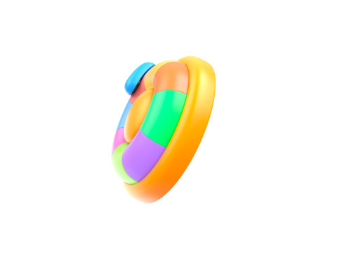 Prop284 Spin Wheel 3D Модель