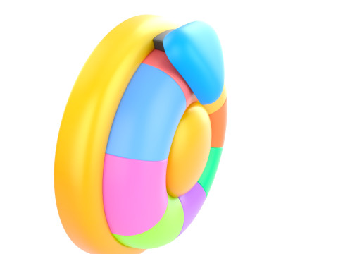 Prop284 Spin Wheel 3D Модель