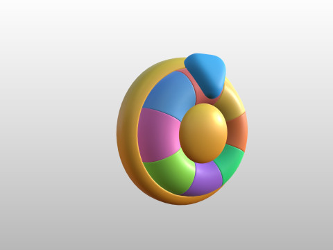 Prop284 Spin Wheel 3D Модель
