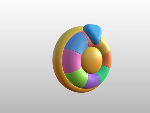 Prop284 Spin Wheel 3D Model