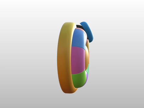 Prop284 Spin Wheel 3D Model
