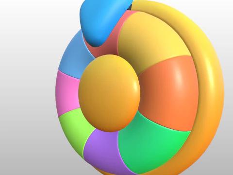 Prop284 Spin Wheel 3D Model