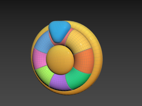 Prop284 Spin Wheel 3D Модель