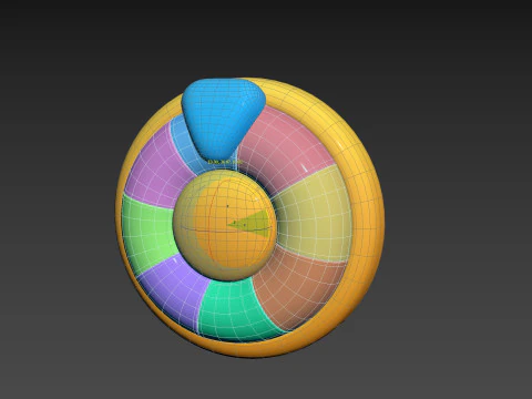 Prop284 Spin Wheel 3D Model
