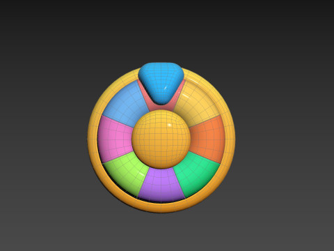 Prop284 Spin Wheel 3D Модель