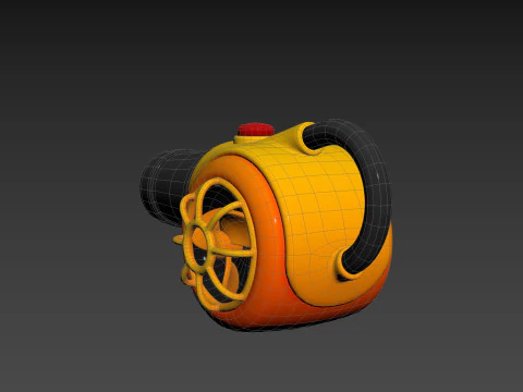 Prop285 Leaf Blower 3D Model
