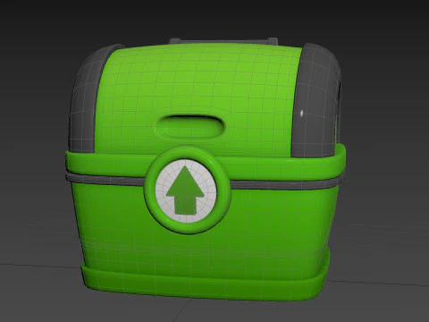 Prop286 Bin 3D Model
