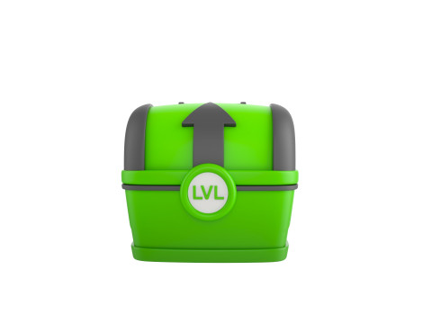 Prop287 Level Up Bucket Modelo 3D