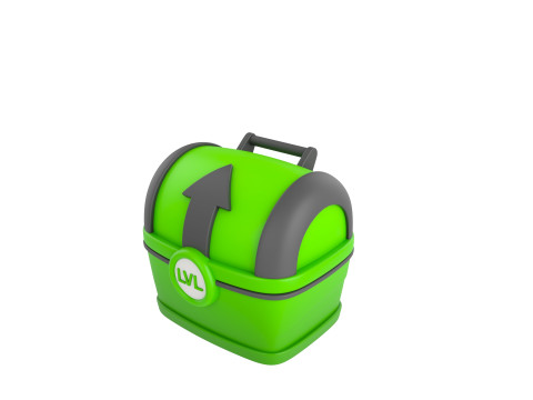 Prop287 Level Up Bucket Modelo 3D