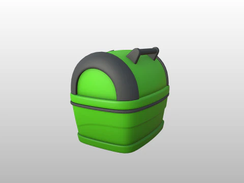 Prop287 Level Up Bucket 3D Model