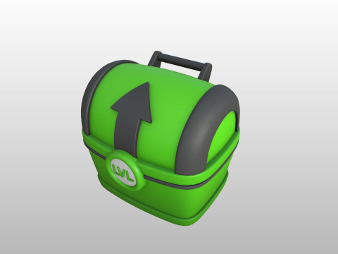 Prop287 Level Up Bucket Modelo 3D