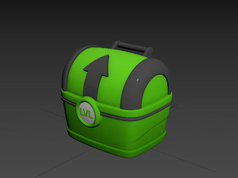 Prop287 Level Up Bucket 3D Model