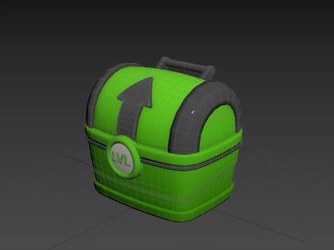 Prop287 Level Up Bucket 3D Model