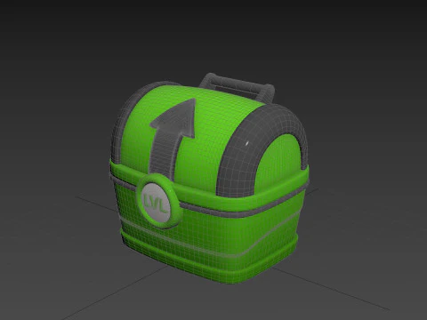 Prop287 Level Up Bucket 3D Model