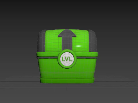 Prop287 Level Up Bucket 3D Model