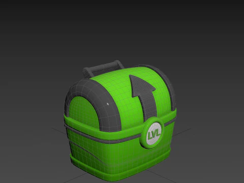 Prop287 Level Up Bucket 3D Model