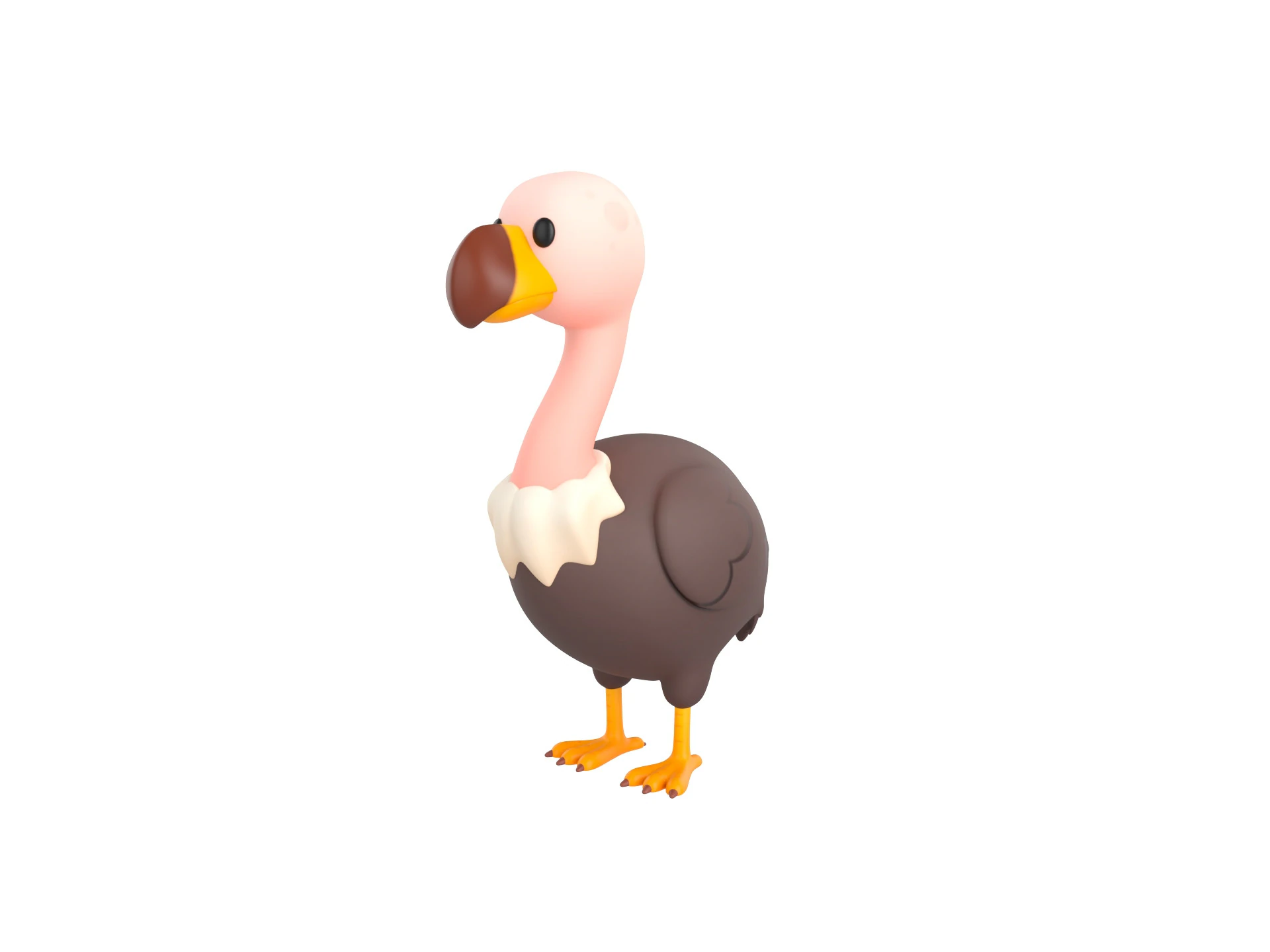 Character318 Vulture 3D Model .c4d .max .obj .3ds .fbx .stl .blend