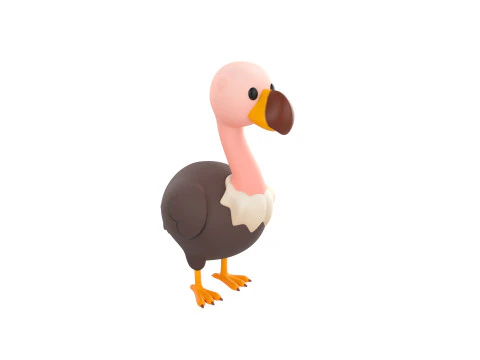 Character318 Vulture 3D Model