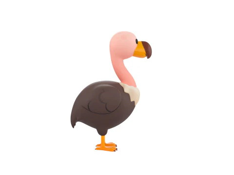 Character318 Vulture 3D Model