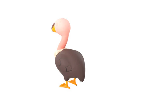 Character318 Vulture 3D Model