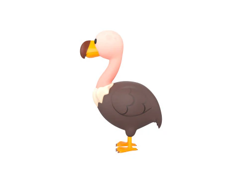 Character318 Vulture 3D Model