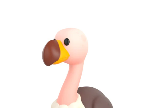 Character318 Vulture 3D Model