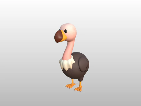 Character318 Vulture 3D Model