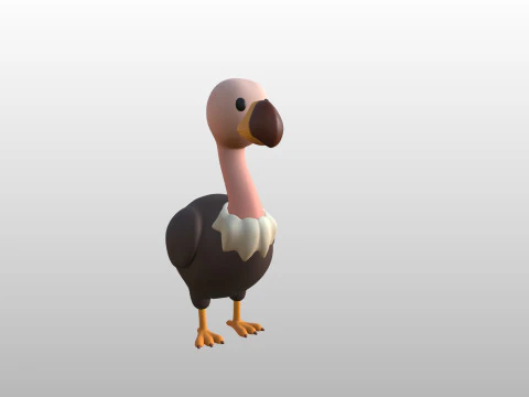 Character318 Vulture 3D Model