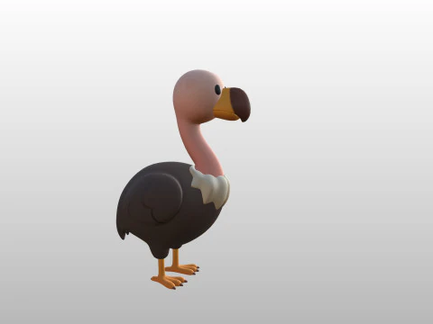 Character318 Vulture 3D Model