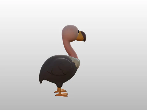 Character318 Vulture 3D Model