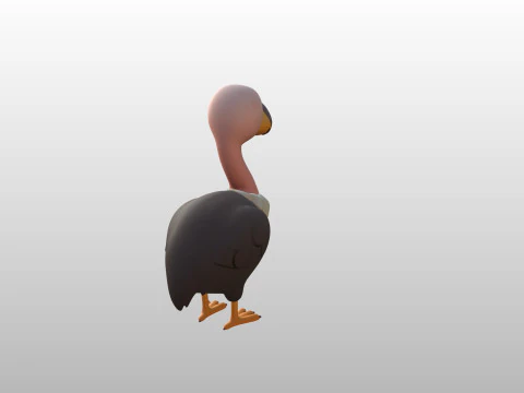 Character318 Vulture 3D Model