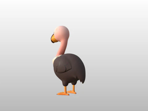 Character318 Vulture 3D Model