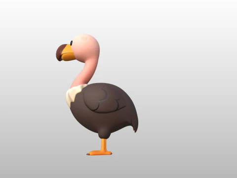 Character318 Vulture 3D Model