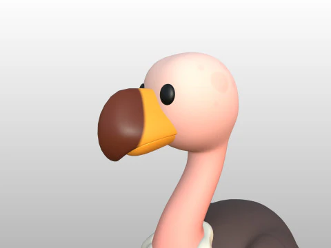 Character318 Vulture 3D Model