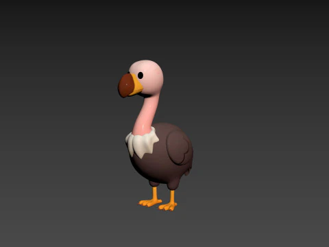 Character318 Vulture 3D Model