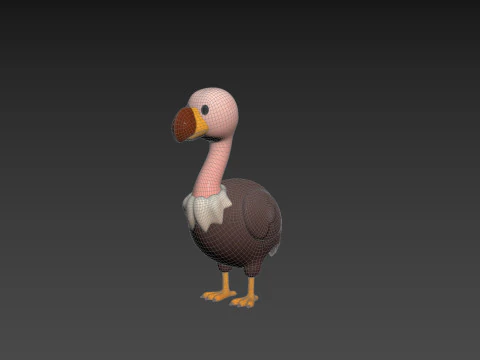 Character318 Vulture 3D Model
