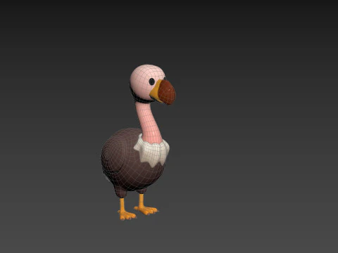 Character318 Vulture 3D Model
