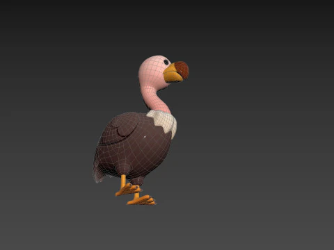 Character318 Vulture 3D Model