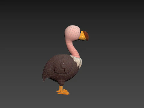 Character318 Vulture 3D Model