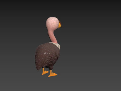 Character318 Vulture 3D Model