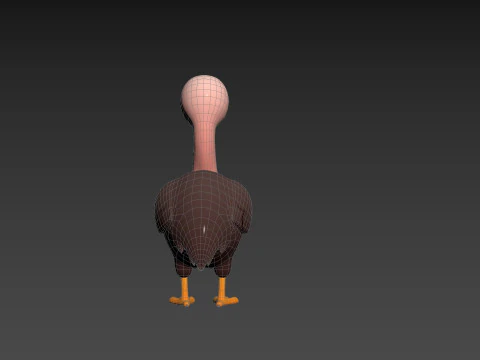 Character318 Vulture 3D Model