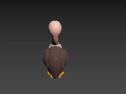 Character318 Vulture 3D Model