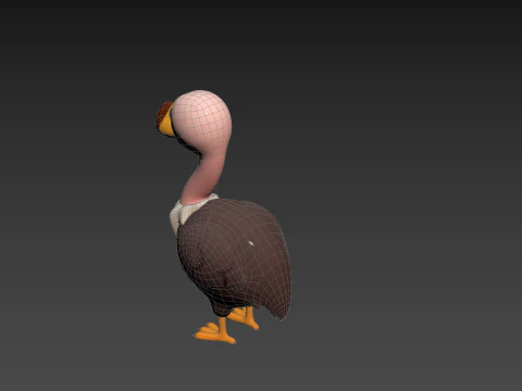Character318 Vulture 3D Model