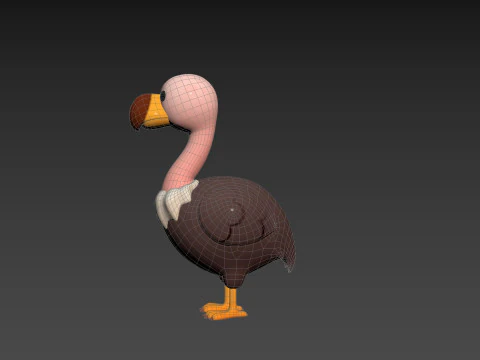 Character318 Vulture 3D Model