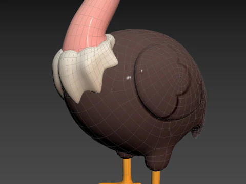 Character318 Vulture 3D Model