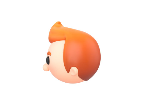 Prop291 Boy Head 3D Modell