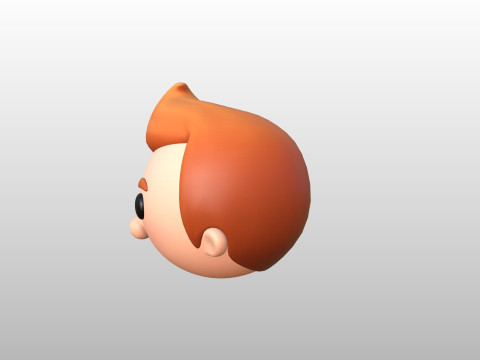 Prop291 Boy Head 3D Modell