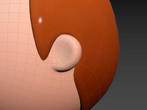 Prop291 소년 머리 3D 모델