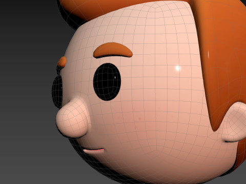 Prop291 Boy Head 3D Modell